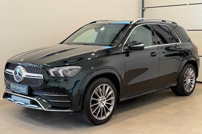 Grøn Mercedes GLE350 de fra 2022
