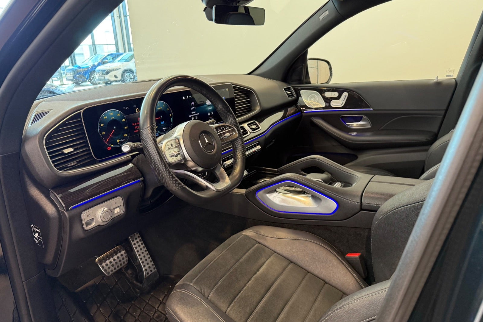 Grøn Mercedes GLE350 de fra 2022