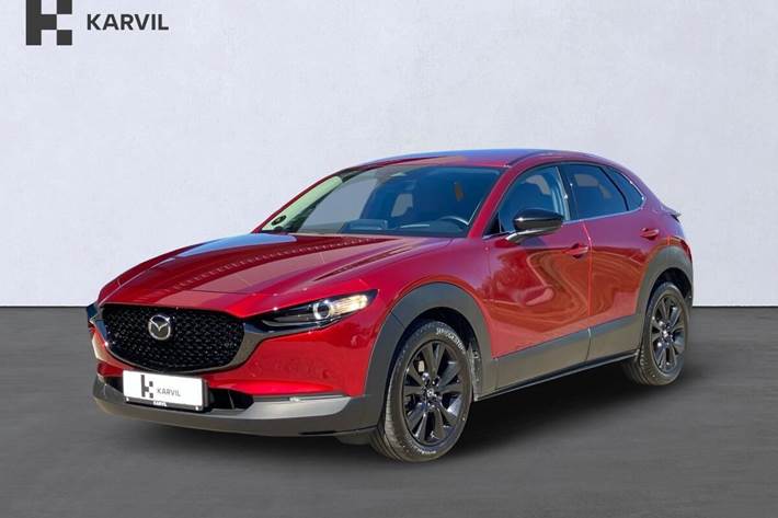 Rød Mazda CX-30 fra 2024