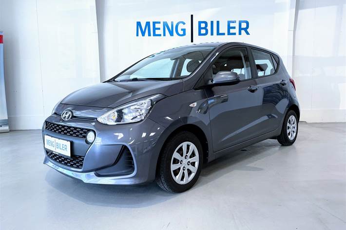 Grå Hyundai i10 fra 2017