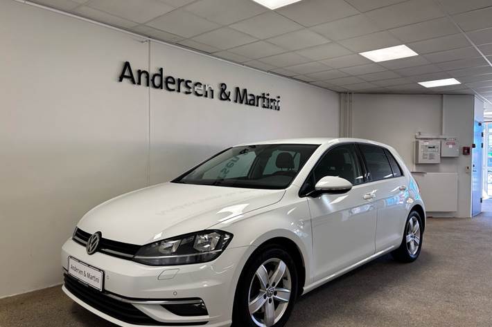 Hvid VW Golf fra 2018