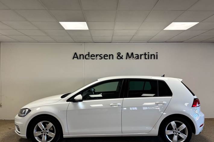 Hvid VW Golf fra 2018