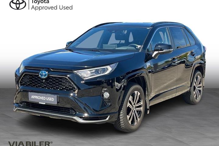 Sort Toyota RAV4 Plug-in fra 2021 set udefra