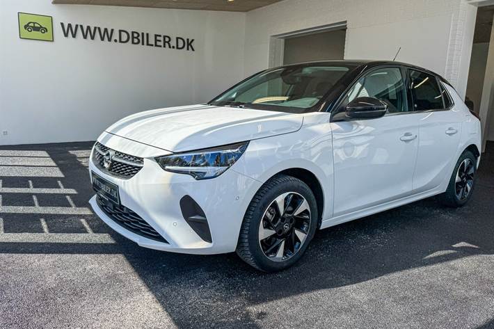 Hvid Opel Corsa-e fra 2023