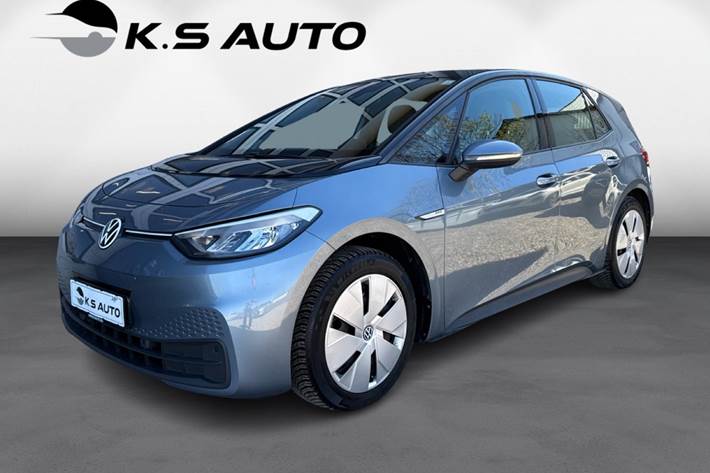Blå VW ID.3 fra 2021