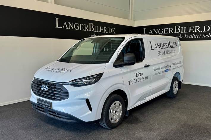 Hvid Ford Transit Custom 320 L1 fra 2026