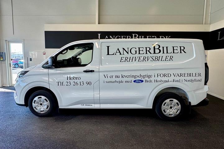 Hvid Ford Transit Custom 320 L1 fra 2026