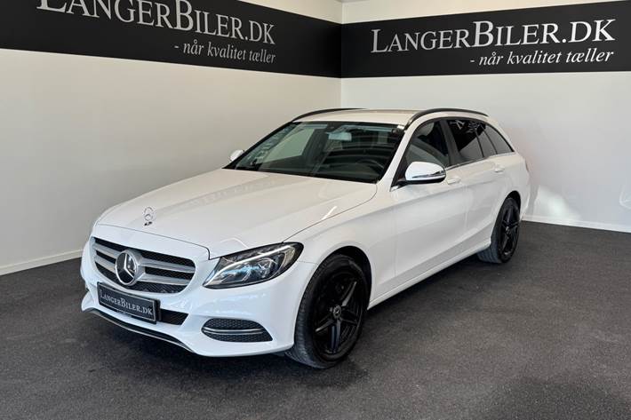 Hvid Mercedes C220 d fra 2017