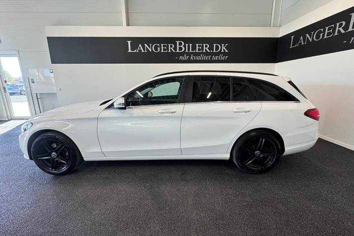 Hvid Mercedes C220 d fra 2017