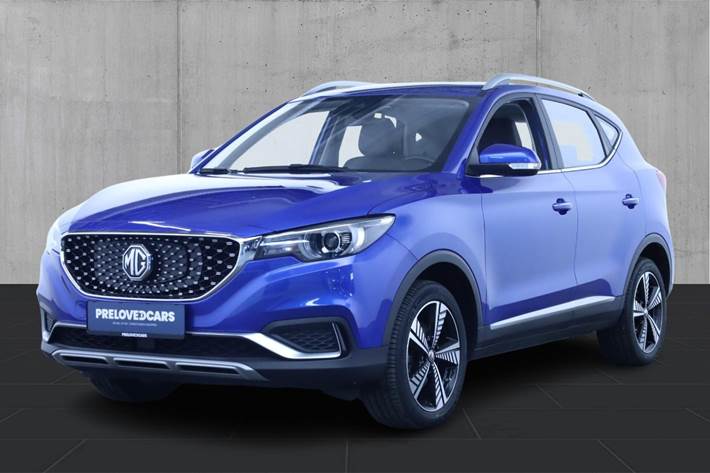 Blå MG ZS fra 2021