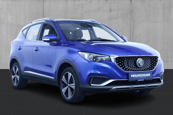 Blå MG ZS fra 2021