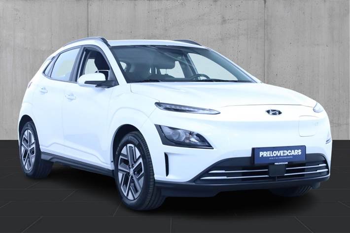 Hvid Hyundai Kona fra 2021