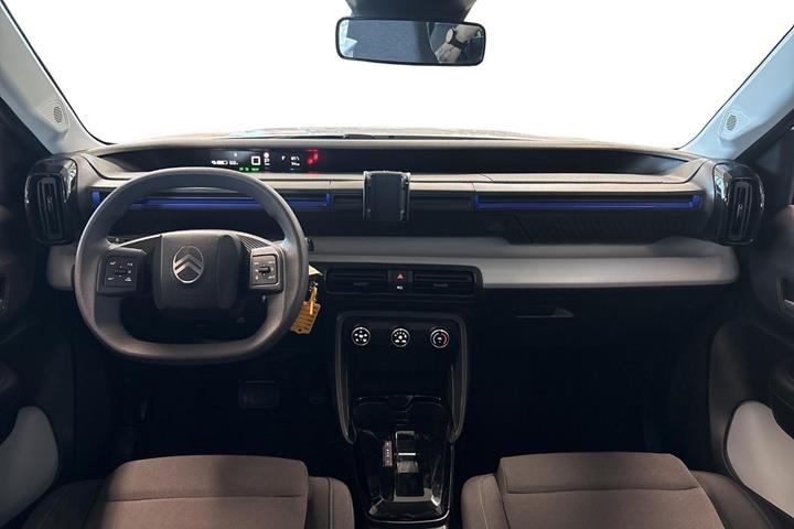 Hvid Citroën ë-C3 fra 2024 set indefra