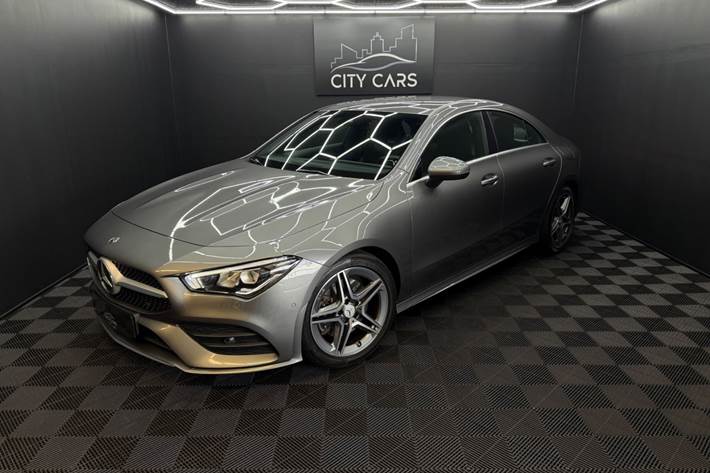Grå Mercedes CLA200 fra 2019