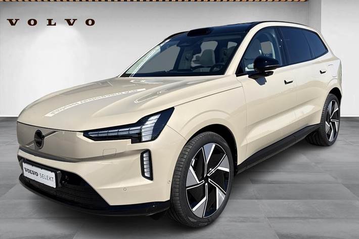 Beige Volvo EX90 fra 2025