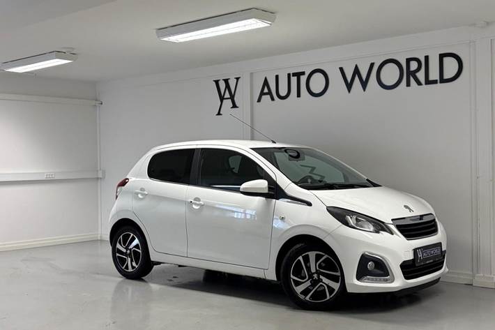 Hvid Peugeot 108 fra 2014