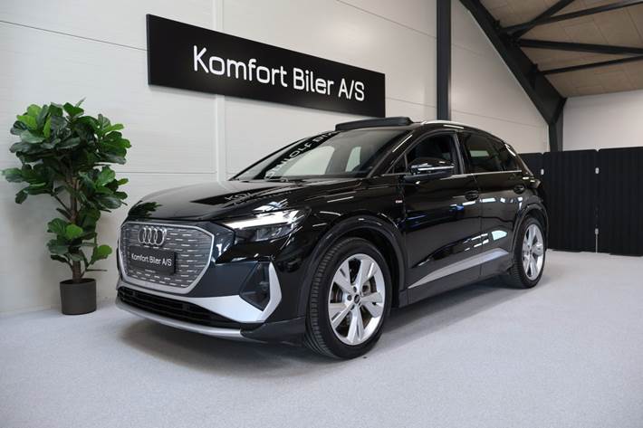 Sort Audi Q4 e-tron fra 2023