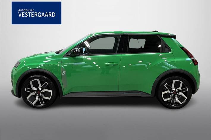 Grøn Renault 5 E-Tech fra 2025