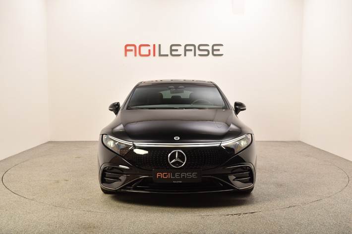 Sort Mercedes EQS450+ fra 2023