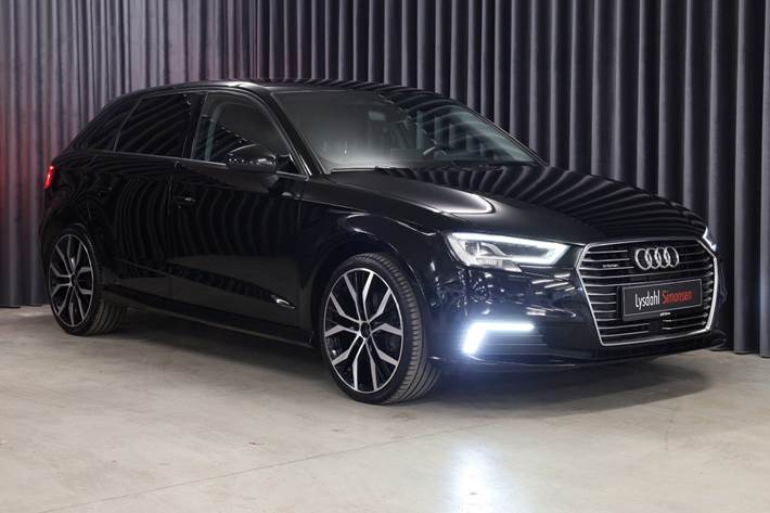 Sort Audi A3 fra 2017