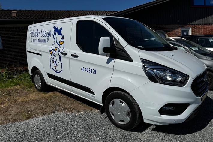 Hvid Ford Transit Custom 280 L1 fra 2021