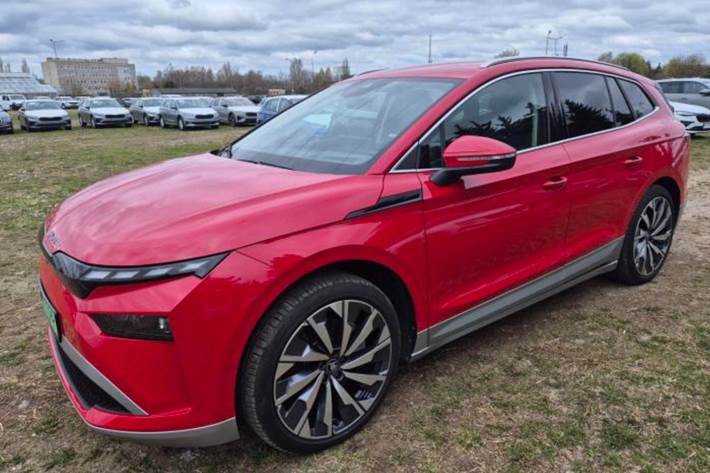 Rød Skoda Enyaq fra 2026