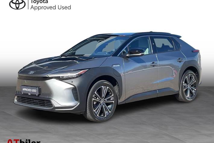 Grå Toyota BZ4X fra 2024