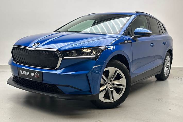 Blå Skoda Enyaq fra 2022