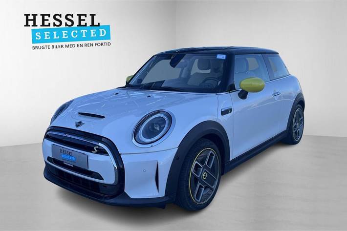 Hvid Mini Cooper SE fra 2023