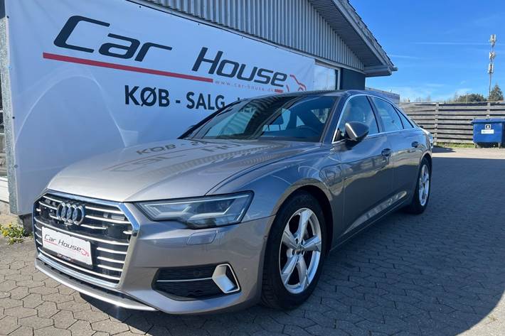 Grå Audi A6 fra 2019