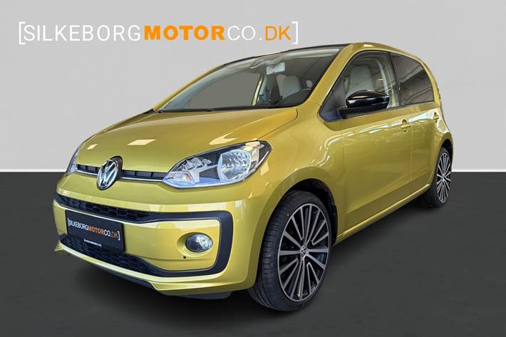 Gul VW UP! fra 2017