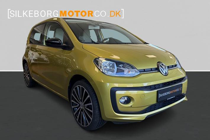 Gul VW UP! fra 2017