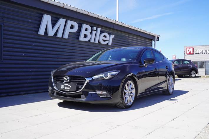 Sort Mazda 3 fra 2018