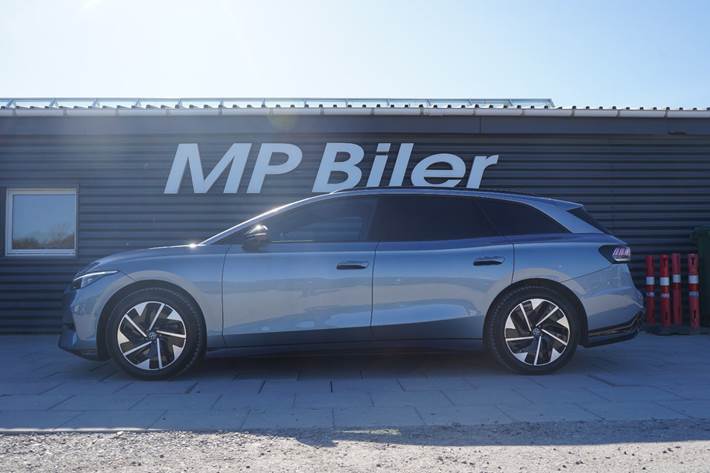 Blå VW ID.7 fra 2025