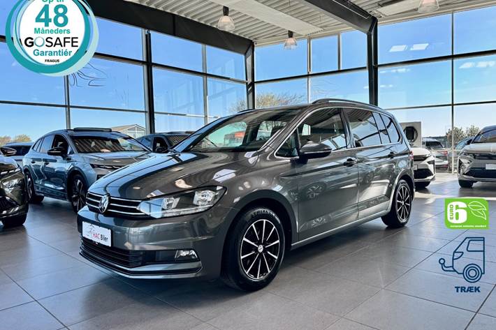 Sort VW Touran fra 2018