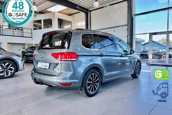 Sort VW Touran fra 2018