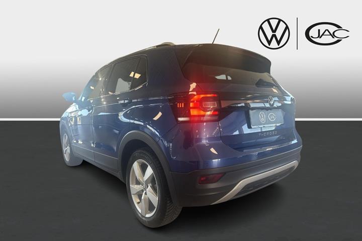 Blå VW T-Cross fra 2022