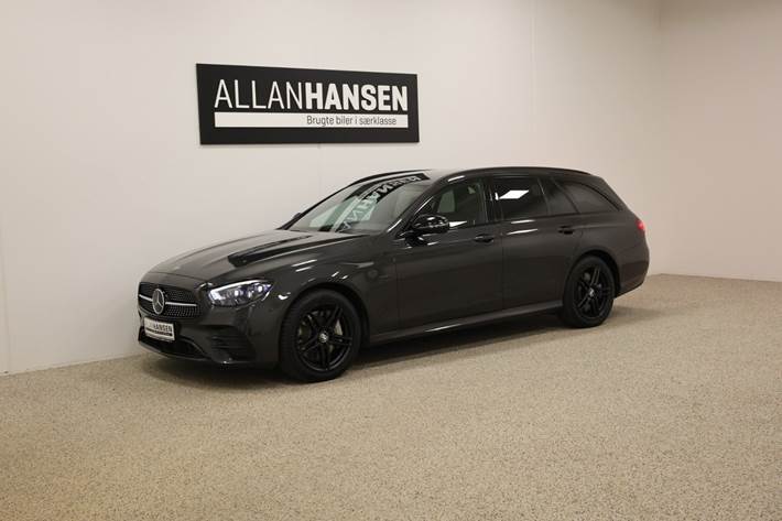 Grå Mercedes E300 de fra 2020
