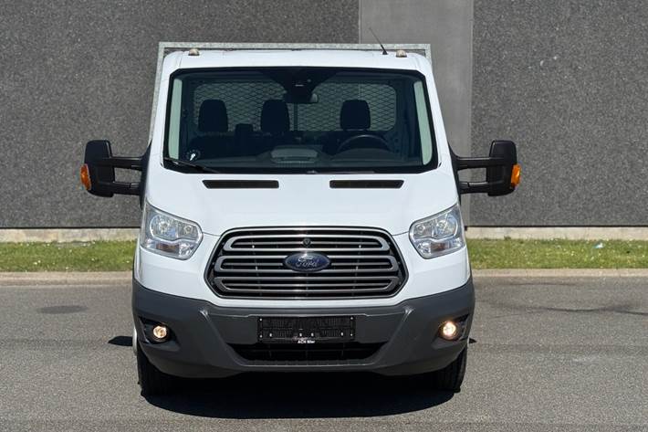 Hvid Ford Transit 350 L3 Chassis fra 2014