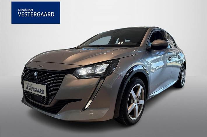 Sølv Peugeot e-208 fra 2021