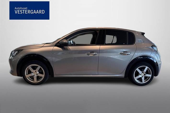 Sølv Peugeot e-208 fra 2021