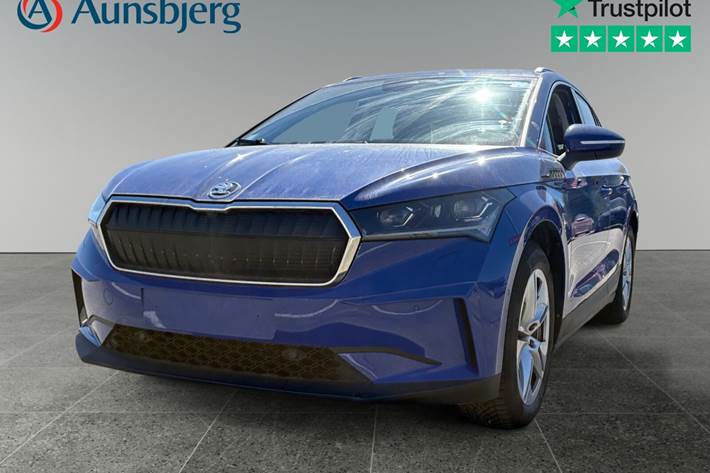 Blå Skoda Enyaq fra 2022