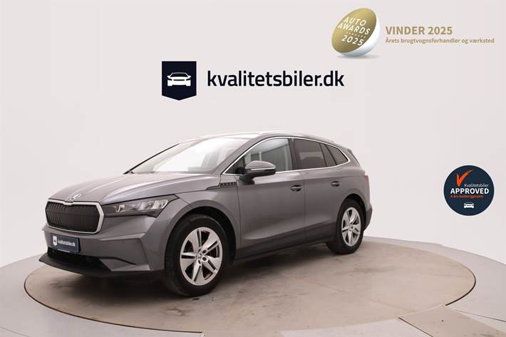 Grå Skoda Enyaq fra 2023