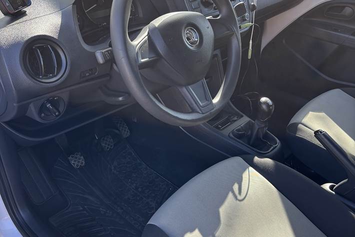 Hvid Skoda Citigo fra 2014