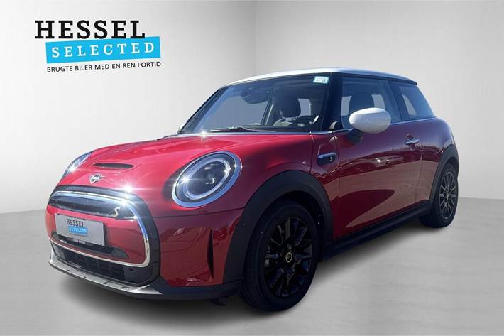 Rød Mini Cooper SE fra 2023