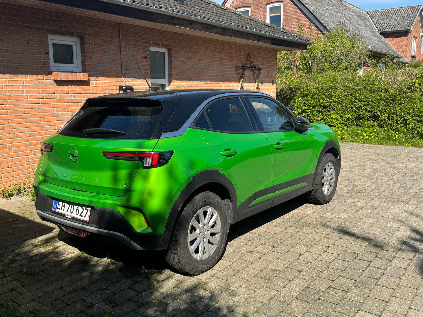 Grøn Opel Mokka-e fra 2021