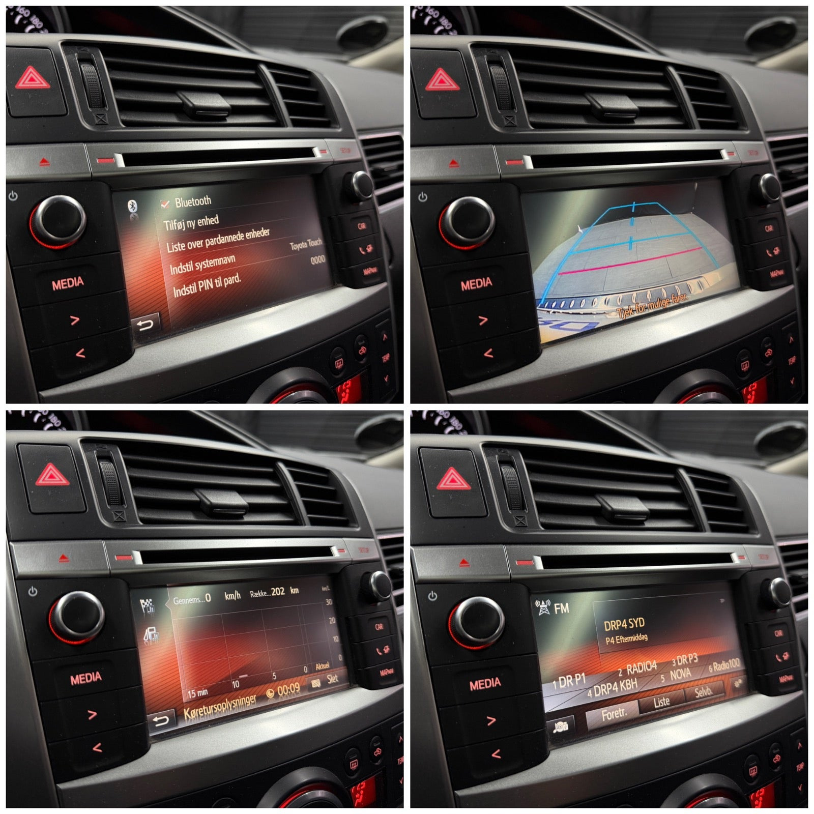 Hvid Toyota Verso fra 2015