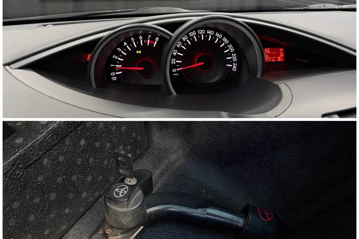 Hvid Toyota Verso fra 2015