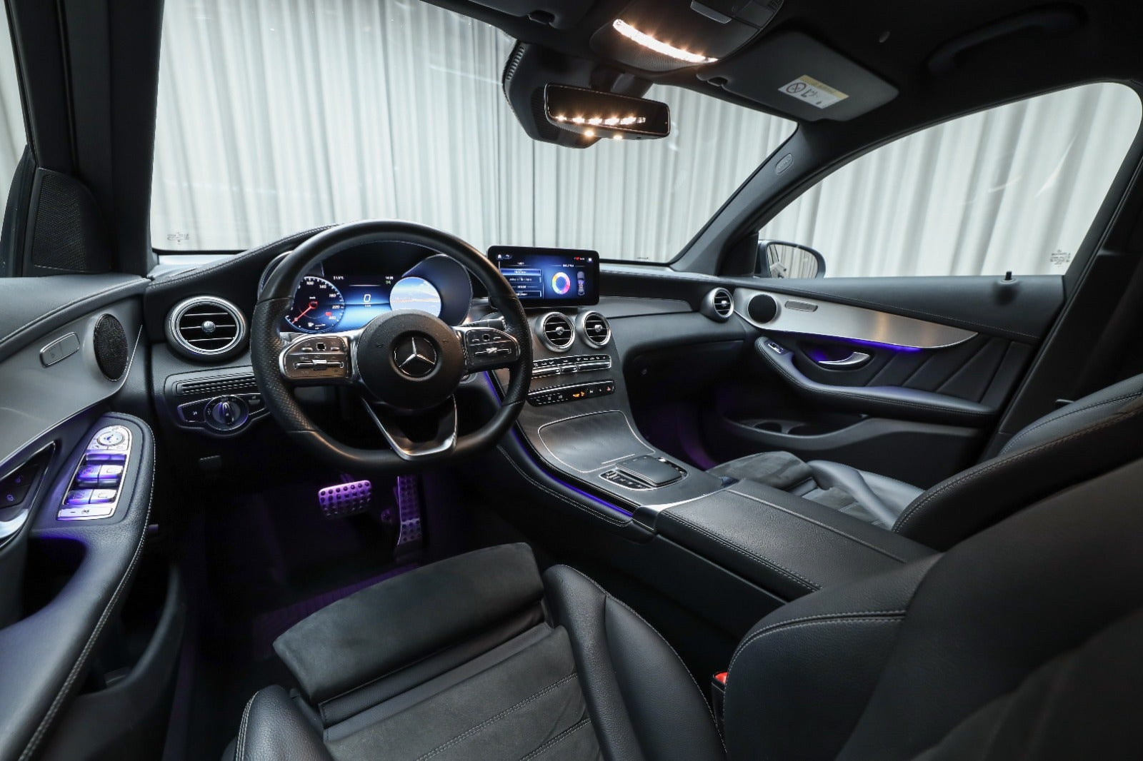Sort Mercedes GLC400 d fra 2020