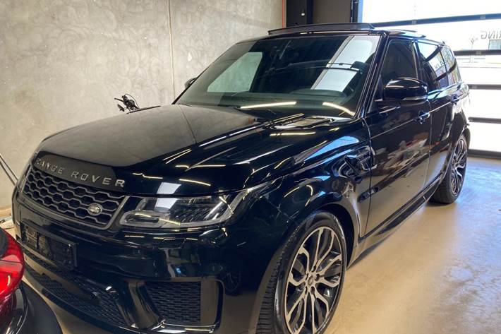 Sort Land Rover Range Rover sport fra 2019